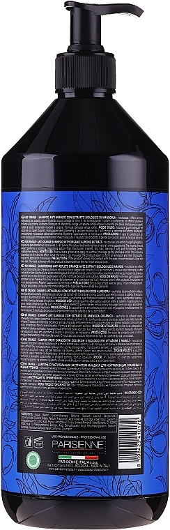 Almond Herbal Extract Shampoo for Neutralizing of Yellow and Copper Shades - Black Professional Line Platinum No Orange Shampoo With Organic Almond Extract — photo N4
