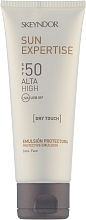 Fragrances, Perfumes, Cosmetics Sun Emulsion SPF 50 - Skeyndor Sun Expertise Dry Touch Protective Emulsion SPF 50