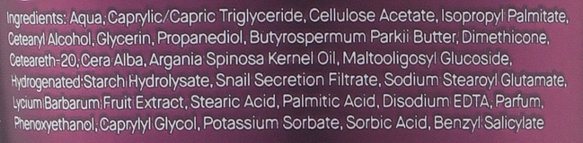 Facial Cream Scrub with Snail Mucin & Goji Berries - _Element Snail Slime Filtrate — photo N12