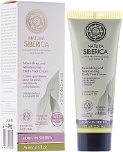 Fragrances, Perfumes, Cosmetics Foot Cream "Nourishment and Hydration" - Natura Siberica Cosmos Natural