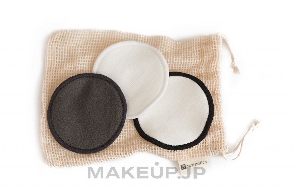 Face Cleansing Sponge Set, 3 pcs - Pola Cosmetics — photo 3 pcs.