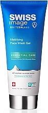 Fragrances, Perfumes, Cosmetics Cleansing Mattifying Face Gel - Swiss Image Essential Care Mattifying Face Wash Gel