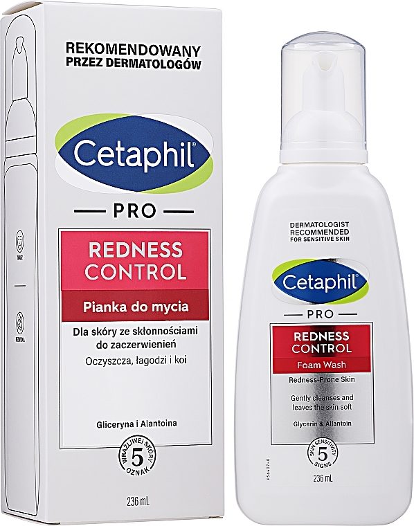 Cleansing Foam - Cetaphil Pro Redness Control Daily Foam Wash — photo N2