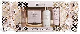 Fragrances, Perfumes, Cosmetics Beauty Set - IDC Institute Scented Bath Rose (sh/gel/80ml + b/lot/80ml + h/cr/65ml+ soap/50g)