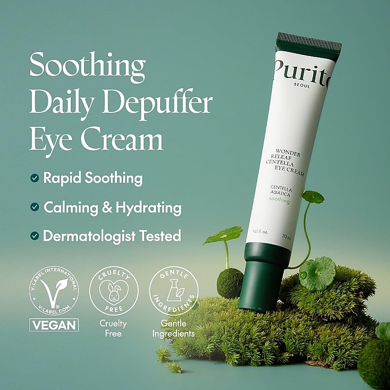 Lifting Peptide & Centella Eye Cream - Purito Centella Green Level Eye Cream — photo N4