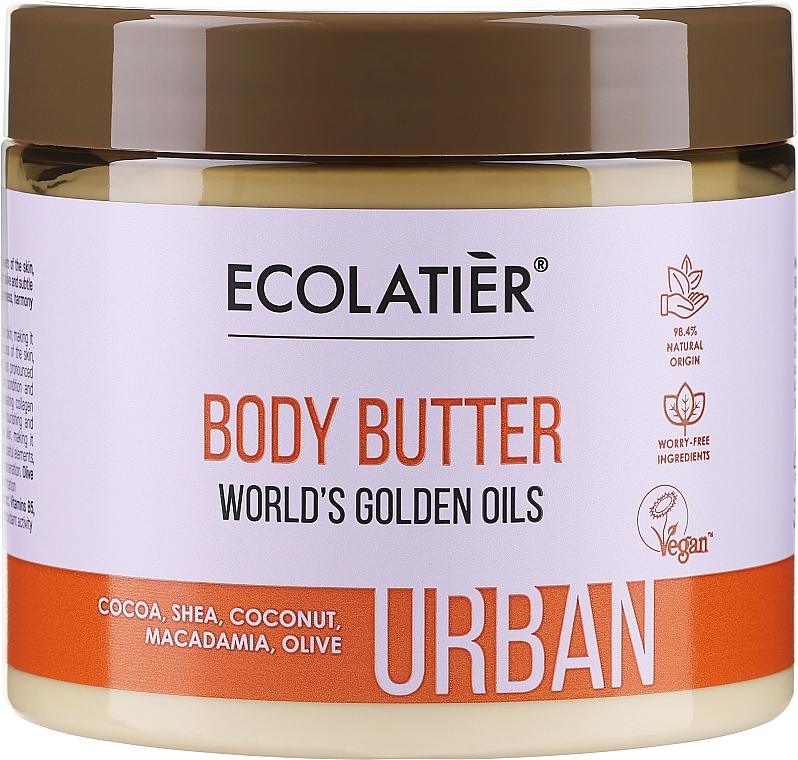 Body Butter - Ecolatier Urban World's Golden Oils Body Butter — photo N2