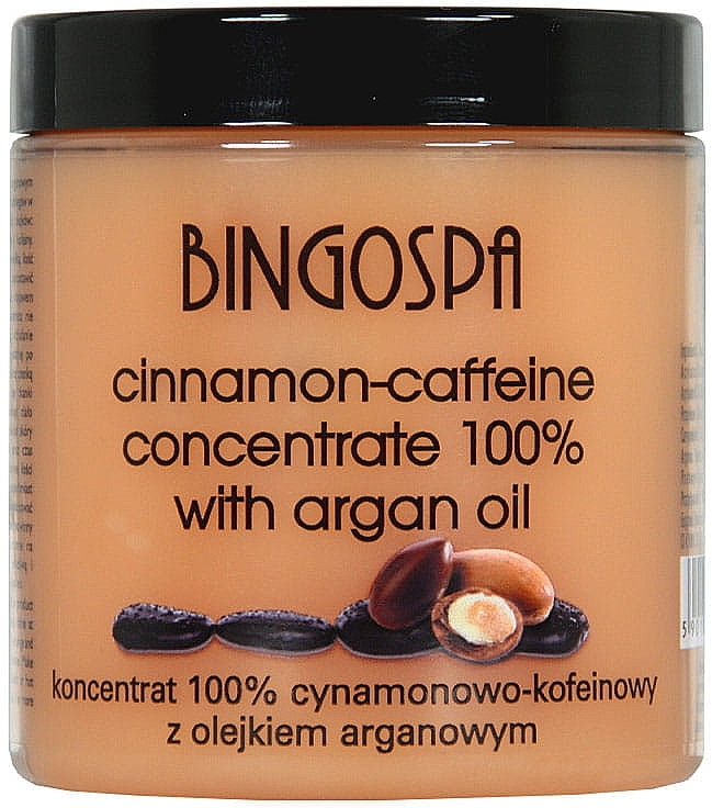 Caffeine & Cinnamon Concentrate with Argan Oil - BingoSpa — photo N1