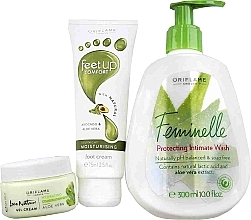 Fragrances, Perfumes, Cosmetics Set - Oriflame Aloe Vera (cr/gel/50ml + f/cr/75ml + gel/300ml)