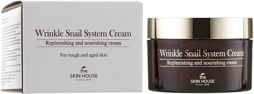 Anti-Aging Snail Cream - The Skin House Wrinkle Snail System Cream — photo N1