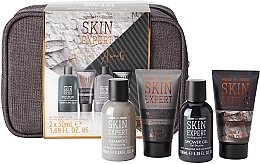 Fragrances, Perfumes, Cosmetics Set, 5 products - Style & Grace Skin Expert Men Travel Bag