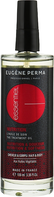 Nourishing & Repairing Hair Oil - Eugene Perma Essentiel Nutrition Oil — photo N1