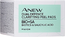 Facial Peel Pads - Avon Anew Dual Defence Biotics & Salicylic Acid Clarifying Peel Pads — photo N9