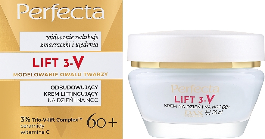 Revitalizing Day & Night Lifting Cream - Perfecta Lift 3-V 3% Trio-V-Lift Complex 60+ — photo N1