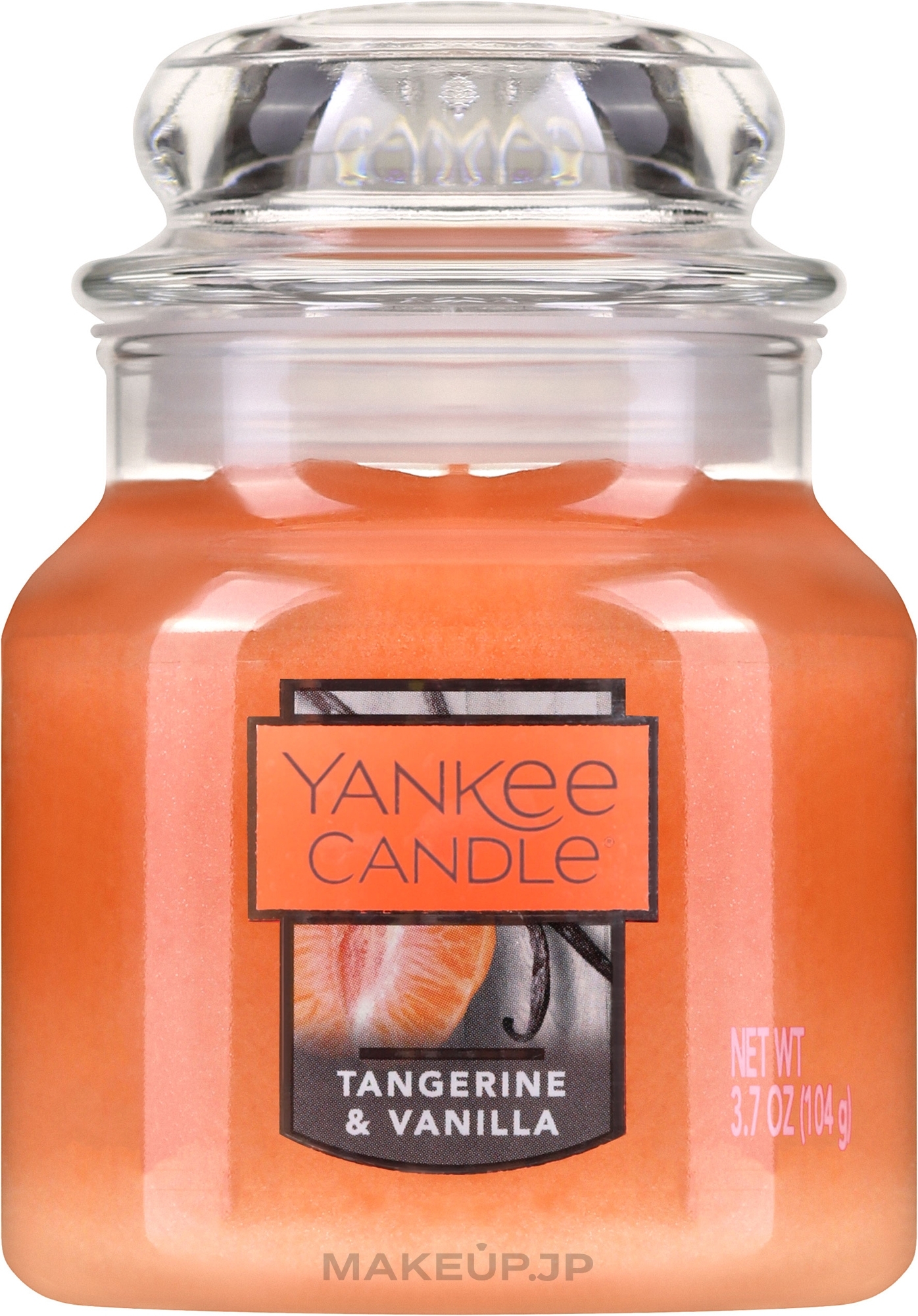 Scented Candle in Jar "Tangerine & Vanilla" - Yankee Candle Tangerine & Vanilla — photo 104 g