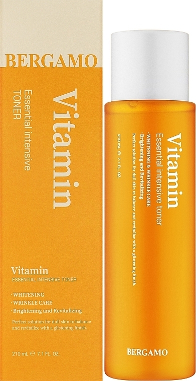 ビタミンフェイストーナー - Bergamo Vitamin Essential Intensive Skin Toner — photo N2