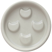 Ecru Ceramic Soap Dish - Mohani Lunula Ceramic Soap Dish Ecru — photo N1