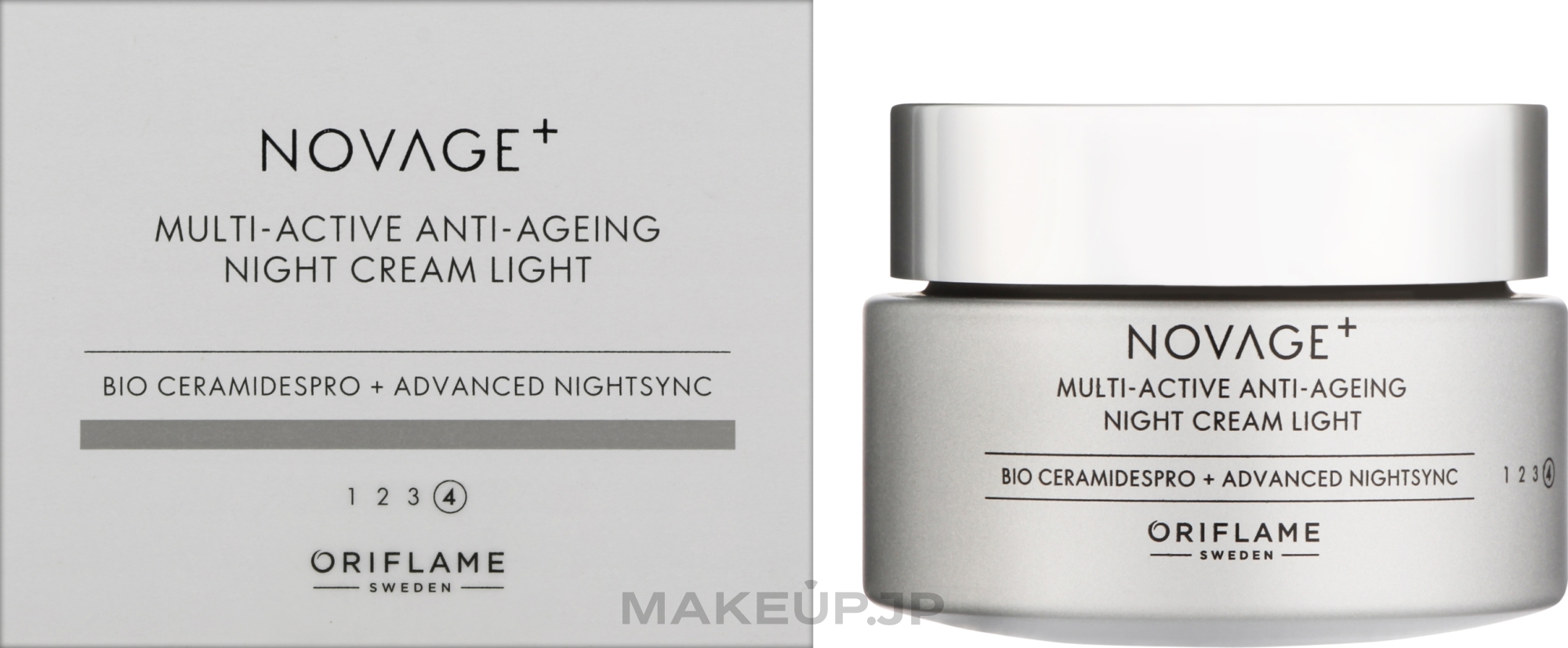 Lightweight Multi-Active Night Face Cream - Oriflame Novage+ Multi-Active Anti-Ageing Night Cream Light — photo 50 ml