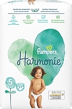 Diapers, size 5 (11-16 kg), 17 pcs - Pampers Harmonie — photo N1
