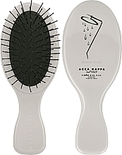 Hair Brush, gray - Acca Kappa Brush For hair Oval Mini Shower — photo N1