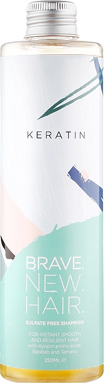 Sulfate-Free Shampoo for Unruly, Coarse & Dry Hair - Brave New Hair Keratin Shampoo — photo N1