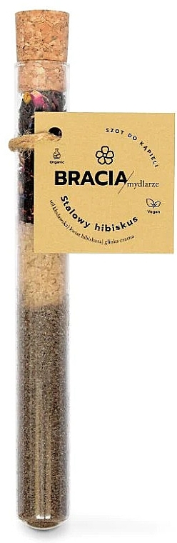 Hibiscus Bath Shot - Bracia Mydlarze Shot Salt Bath Steel Hibiscus — photo N1