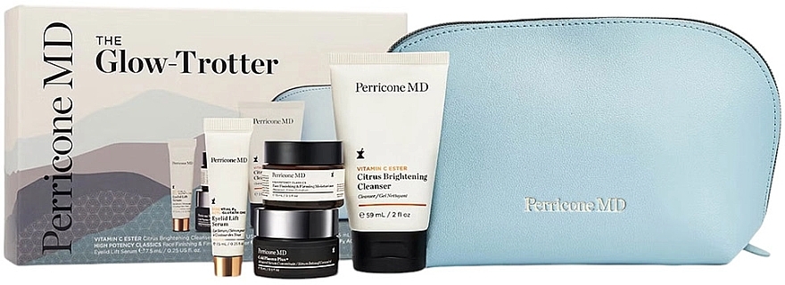 Set, 5 products - Perricone MD The Glow-Trotter Gift Set — photo N1