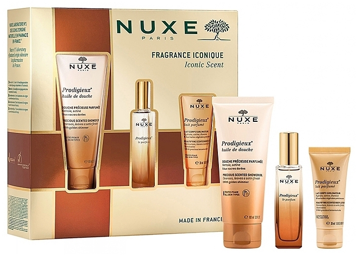 Nuxe Prodigieux - Set (edp/30ml + sh/oil/100ml + b/lot/30ml)	 — photo N2