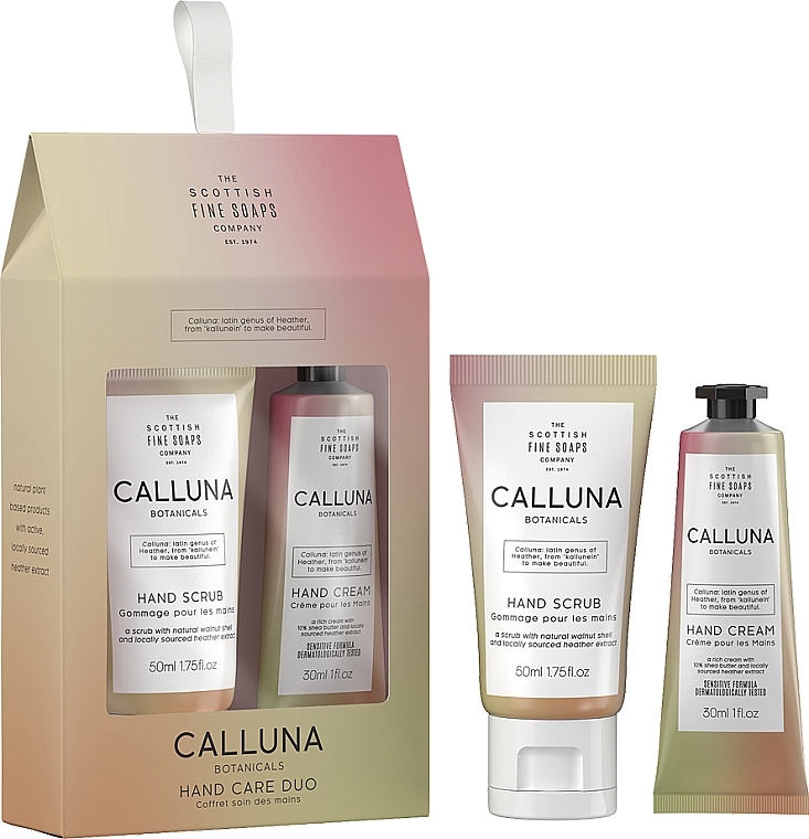 Set - Scottish Fine Soaps Calluna Botanicals Hand Care Duo (scr/50ml + h/cr/30ml) — photo N1