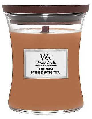 Scented Candle - WoodWick Santal Myrrh Candle — photo N1