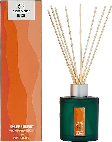 Boost Fragrance Diffuser - The Body Shop Boost Mandarin & Bergamot Uplifting Fragrance Diffuser — photo N1