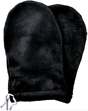 Fragrances, Perfumes, Cosmetics Paraffin Therapy Terry Mittens, black - Tufi Profi