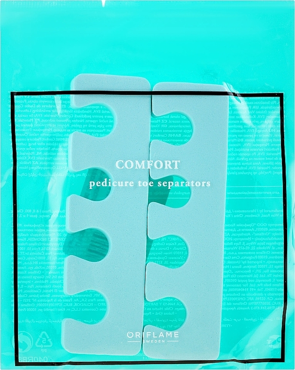 Toe Separator, mint - Oriflame Pedicure Toe Separators — photo N1