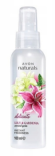 Body Lotion-Spray "Lily and Gardenia" - Avon Naturals Lily&Gardenia Spray — photo N1