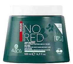 Fragrances, Perfumes, Cosmetics Medium and Dark Chestnut Hair Anti-Dandruff Mask - Alama No Red Mask