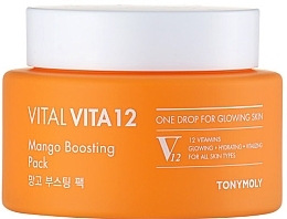 Fragrances, Perfumes, Cosmetics Mango Extract Booster-Mask - Tony Moly Vital Vita 12 Mango Boosting Pack