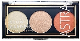 Fragrances, Perfumes, Cosmetics Makeup Palette - Astra Make-Up Glow Garden Face Palette