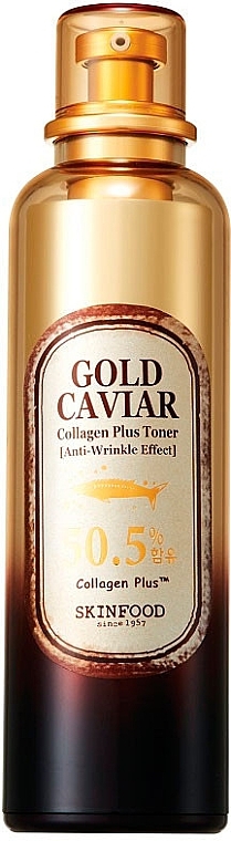 Face Toner - Skinfood Gold Caviar Collagen Plus Toner — photo N1