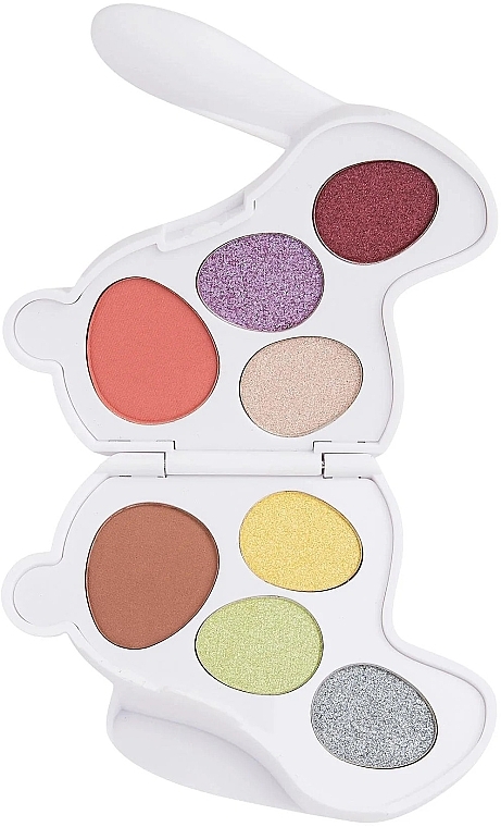 Eyeshadow Palette - I Heart Revolution Bunny Fluffy Palette — photo N3