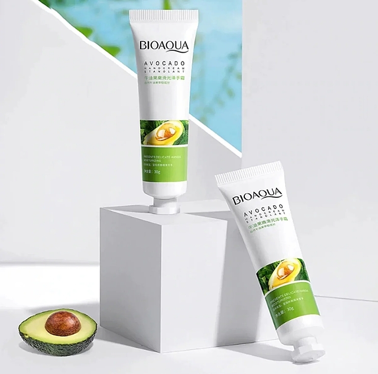 Avocado Hand Cream - Bioaqua Avocado Moisturizing Hand Cream — photo N2