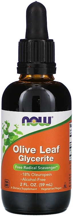 Olive Leaf Glycerite - Now Foods Olive Leaf Glycerite — photo N1