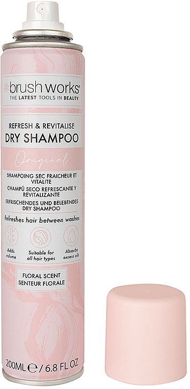 Dry Shampoo - Brushworks Refresh & Revitalise Floral Dry Shampoo — photo N2
