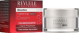 Fragrances, Perfumes, Cosmetics Facial Night Cream - Revuele Bioactive Skin Care Collagen & Elastin Tightening Night Cream