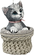 Fragrances, Perfumes, Cosmetics Scented Candle, 11x17cm, cat grey - Artman Cat