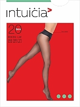 Fragrances, Perfumes, Cosmetics Tights "BIKINI LW" 20 Den, black - Intuicia