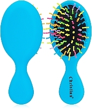 Fragrances, Perfumes, Cosmetics Mini Hair Brush, CR-4235, blue - Christian