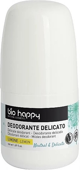 Lemon Deodorant - Bio Happy Neutral & Delicate Roll-On Deodorant Lemon — photo N1