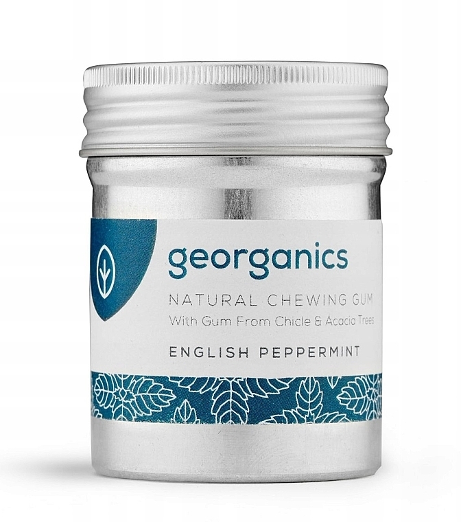 Peppermint Chewing Gum - Georganics Natural Chewing Gum English Peppermint — photo N3