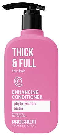 Strengthening Conditioner for Thin & Weak Hair - Prosalon Thick & Full Enhancing Conditioner — photo N1
