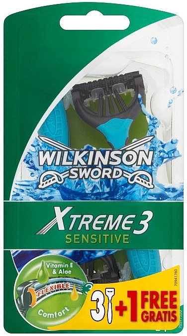 Shaving Razor - Wilkinson Sword Xtreme 3 Sensitive — photo N1