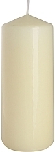 Fragrances, Perfumes, Cosmetics Cylindrical Candle 60x150 mm, ecru - Bispol